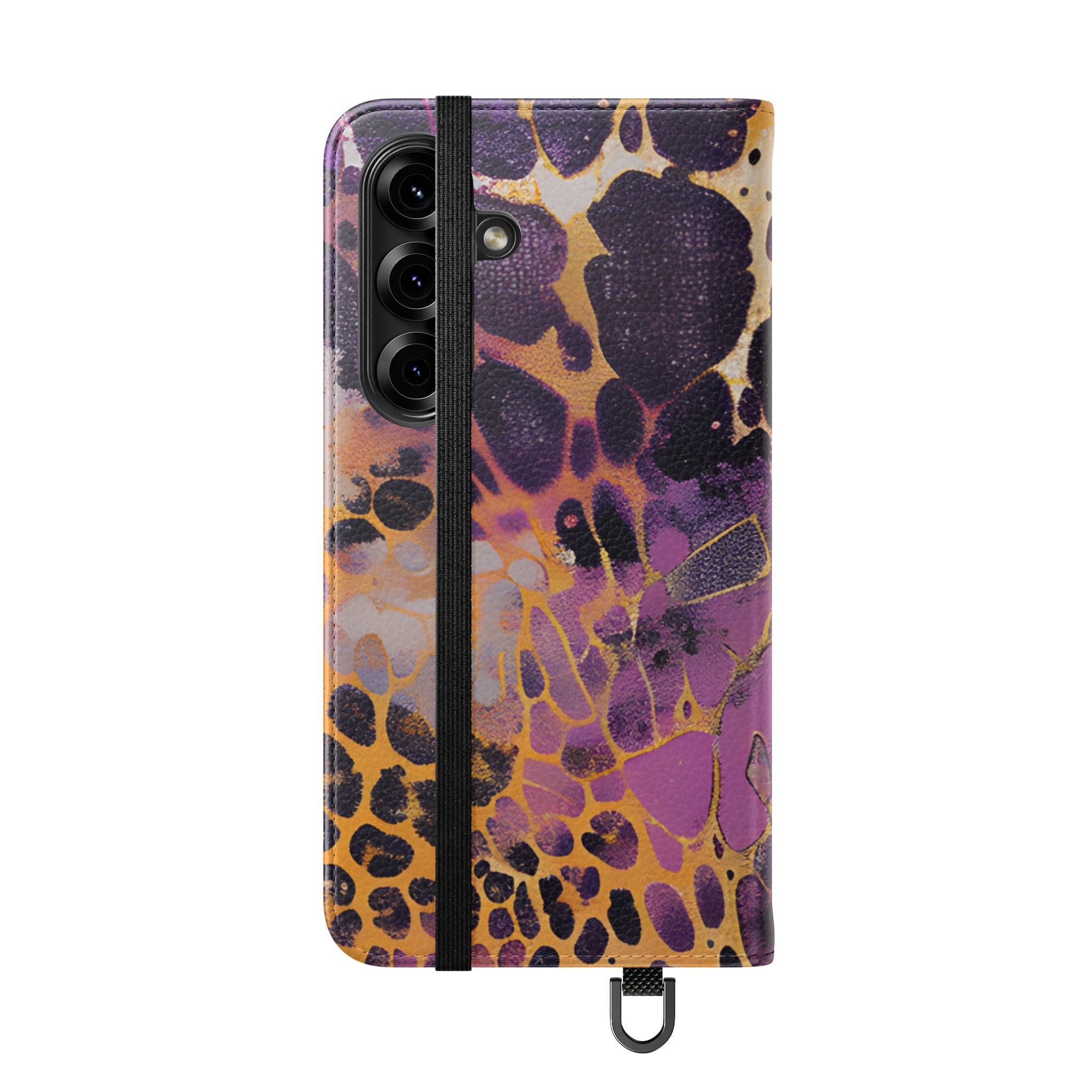 Vibrant Abstract Art Flip Cases, Artsulli - Art is Long, Life is Short, Phone Case, , , , , , ,