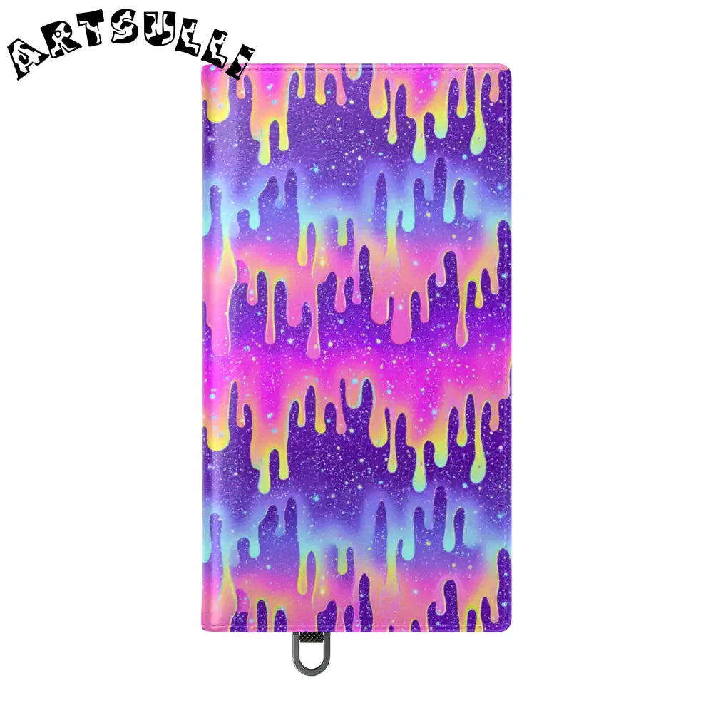 Vibrant Dripping Galaxy Flip Cases, Artsulli - Art is Long, Life is Short, Phone Case, , , , , , ,