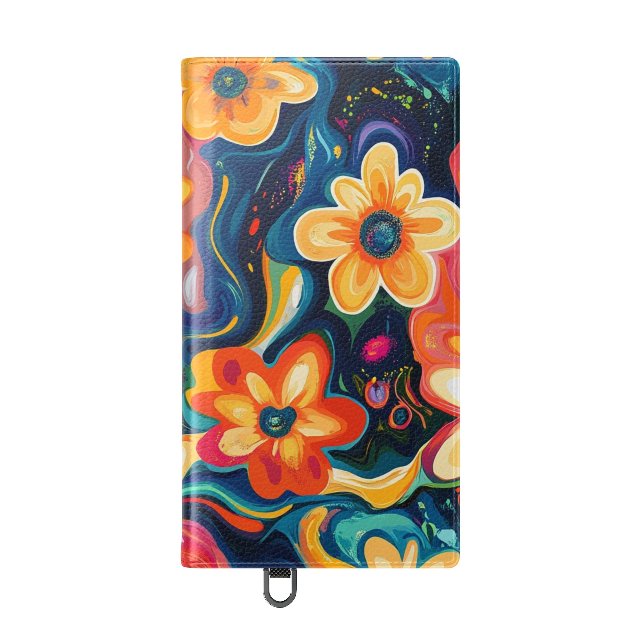 Vibrant Floral Abstract Flip Cases, Artsulli - Art is Long, Life is Short, Phone Case, , , , , , ,