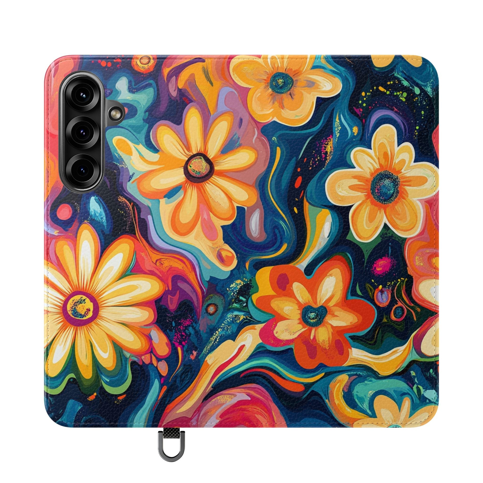 Vibrant Floral Abstract Flip Cases, Artsulli - Art is Long, Life is Short, Phone Case, Size, Samsung Galaxy S25 Plus, , , , , 74027673250241672077