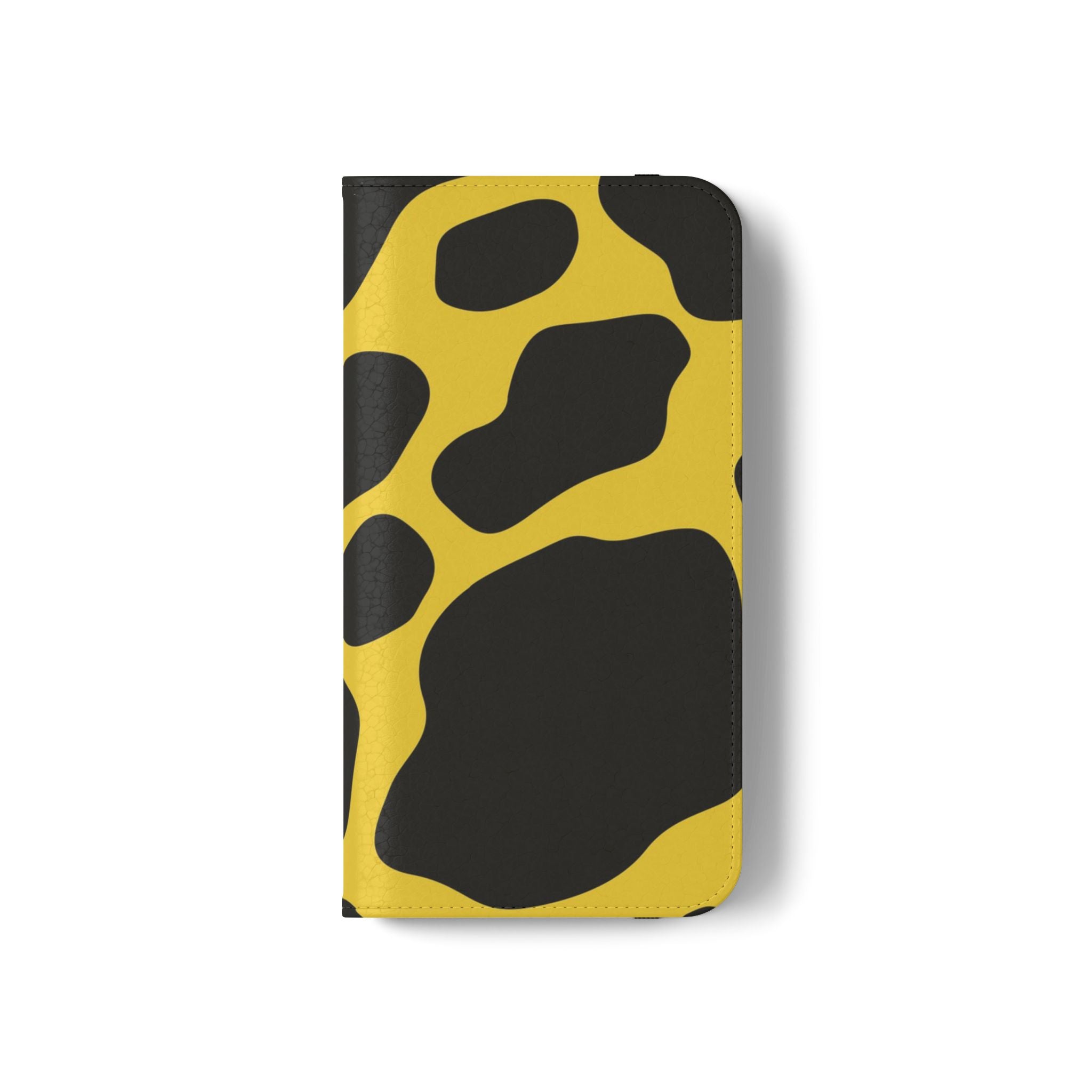 Yellow and Black Cow Print Phone Case, Artsulli - Art is Long, Life is Short, Phone Case, , , , , , ,