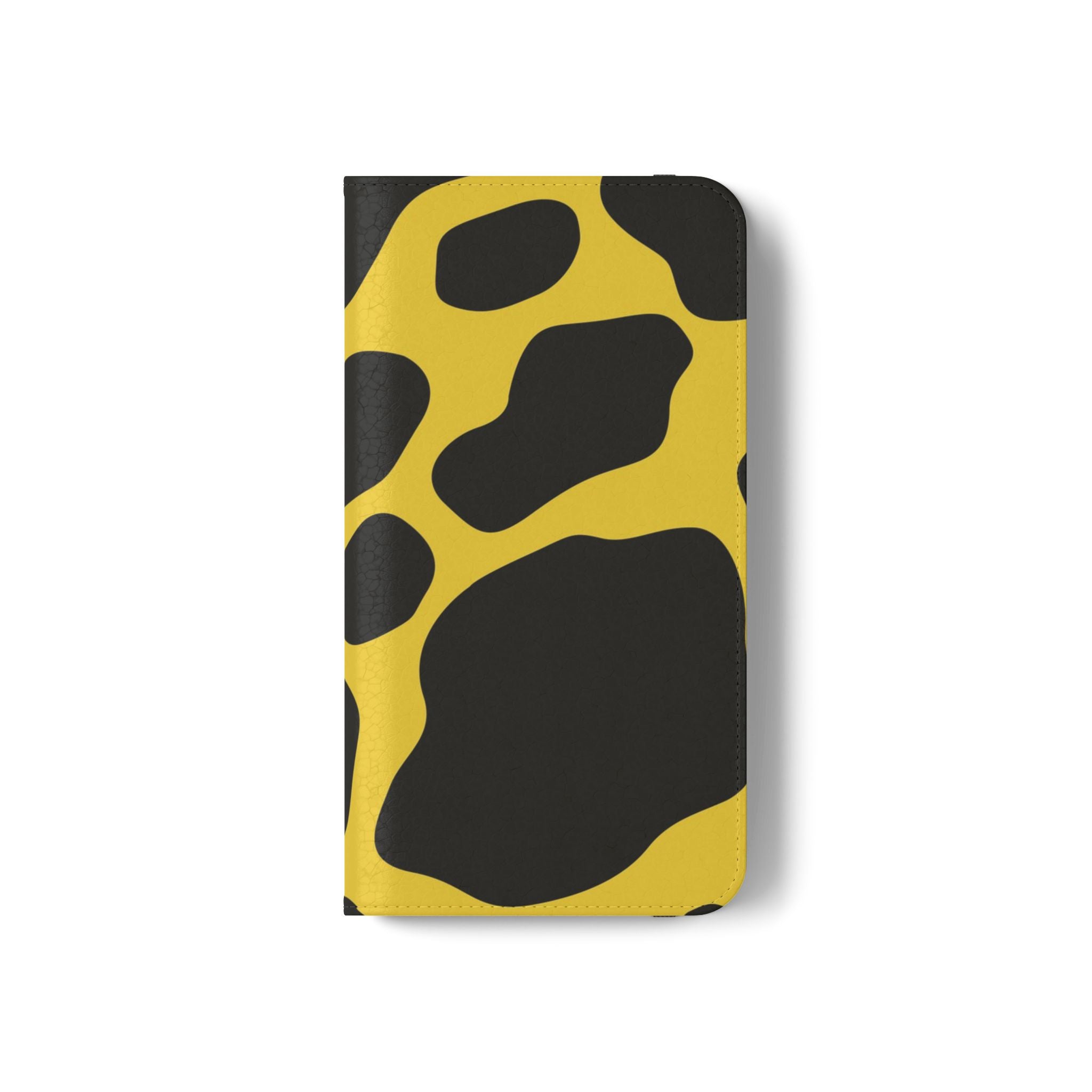 Yellow and Black Cow Print Phone Case, Artsulli - Art is Long, Life is Short, Phone Case, , , , , , ,