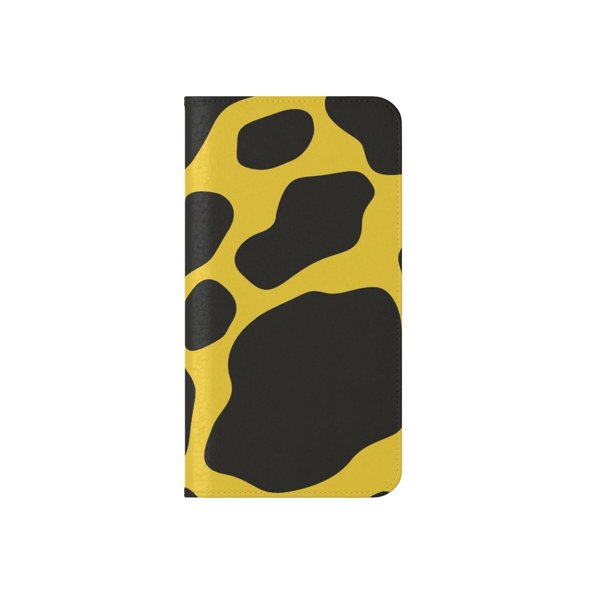 Yellow and Black Cow Print Phone Case, Artsulli - Art is Long, Life is Short, Phone Case, , , , , , ,