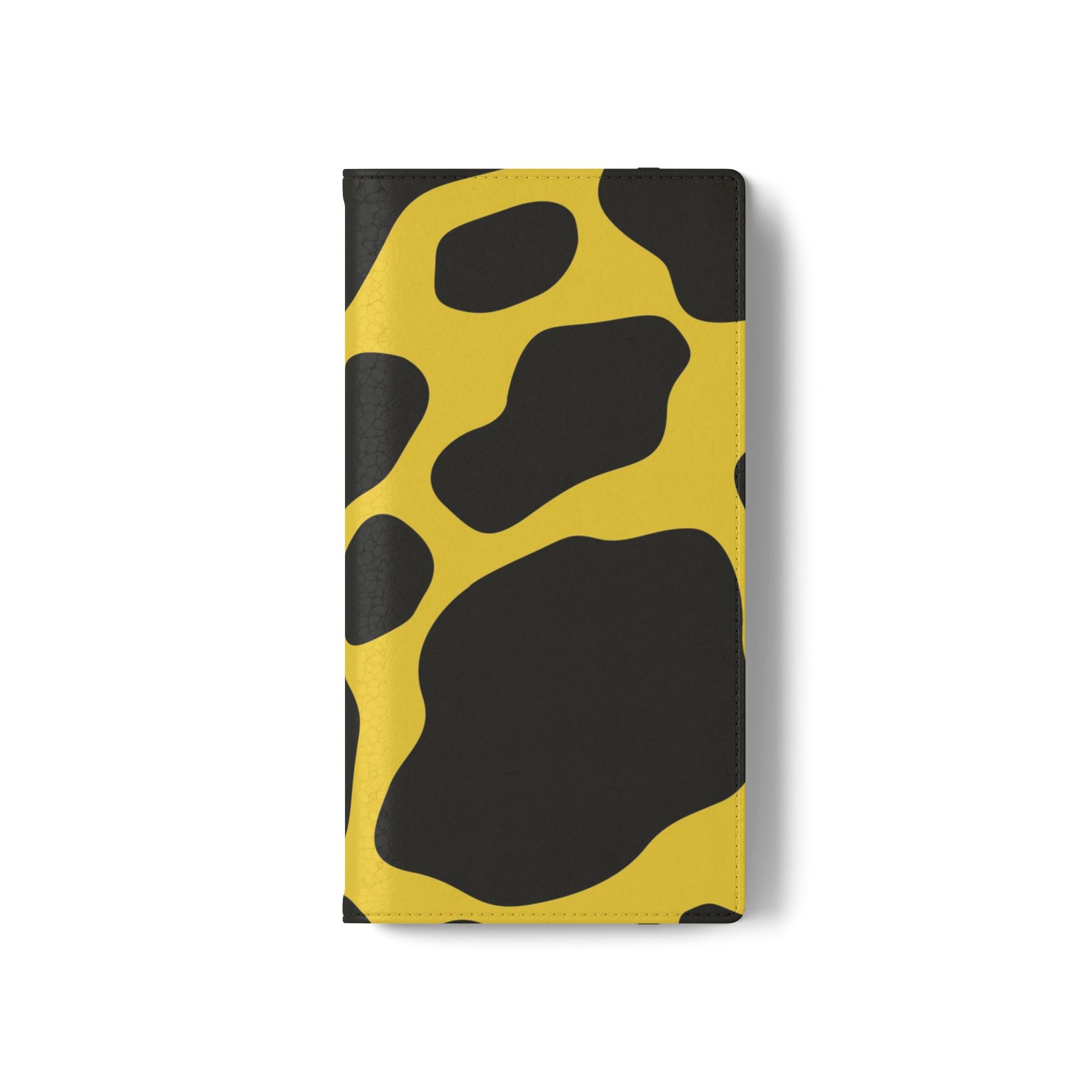Yellow and Black Cow Print Phone Case, Artsulli - Art is Long, Life is Short, Phone Case, , , , , , ,