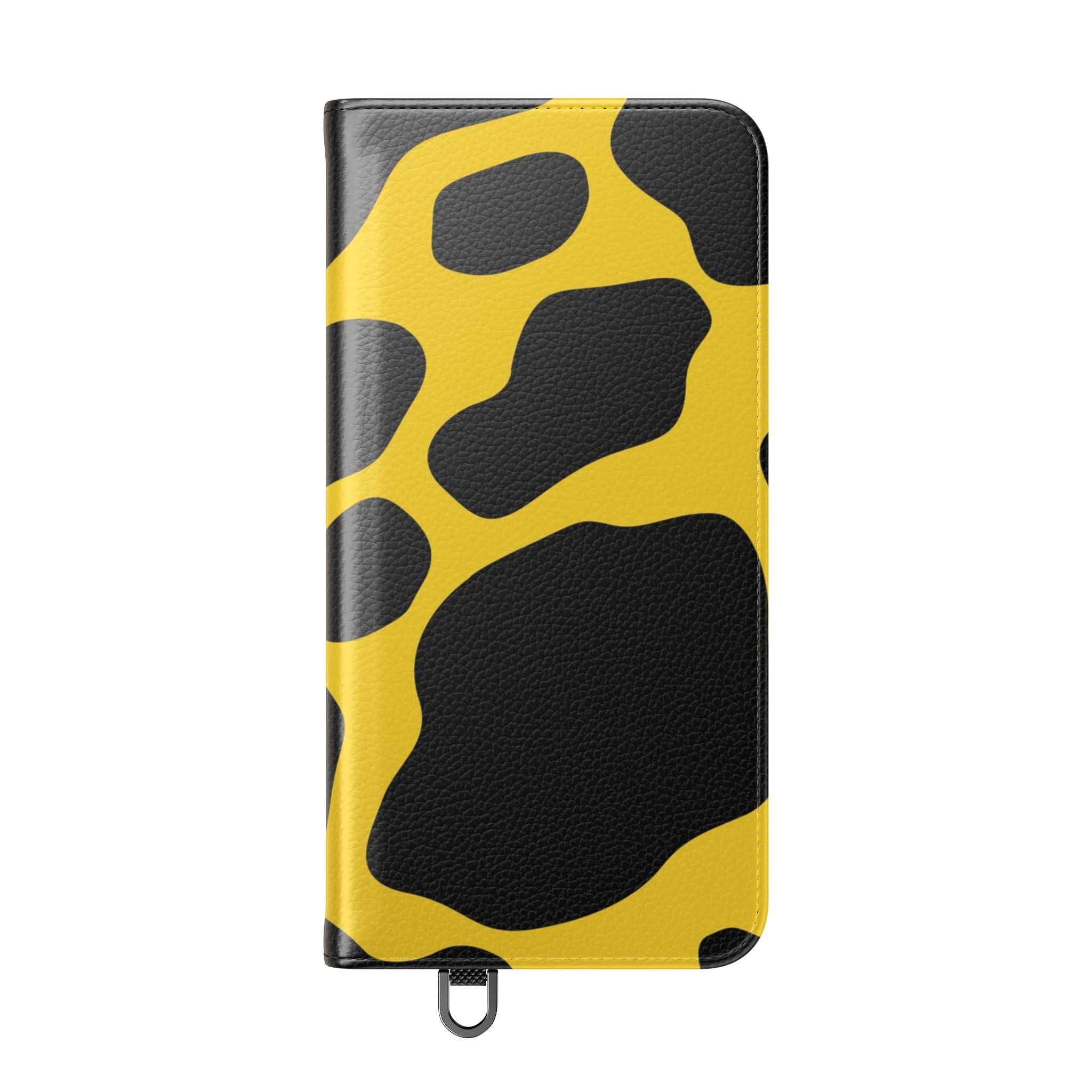 Yellow and Black Cow Print Phone Case, Artsulli - Art is Long, Life is Short, Phone Case, , , , , , ,