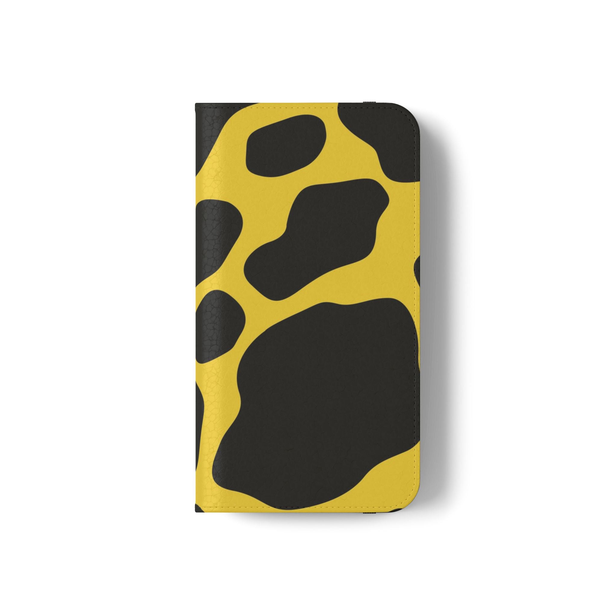 Yellow and Black Cow Print Phone Case, Artsulli - Art is Long, Life is Short, Phone Case, , , , , , ,