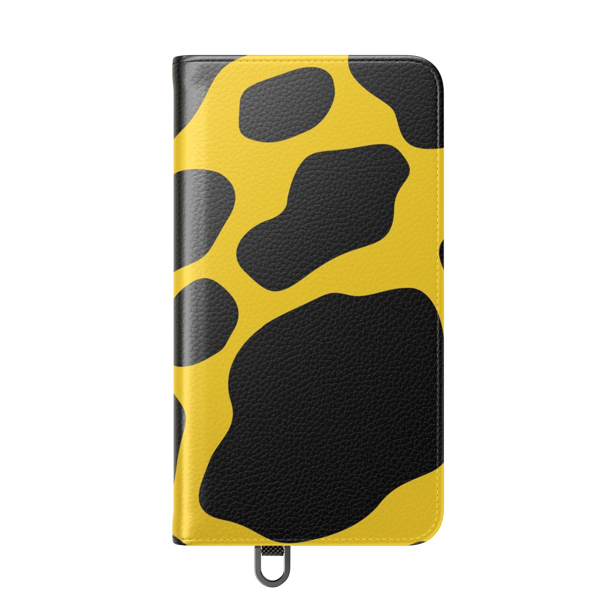 Yellow and Black Cow Print Phone Case, Artsulli - Art is Long, Life is Short, Phone Case, , , , , , ,