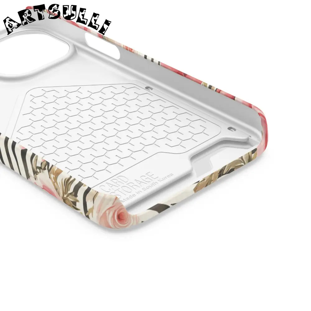 Zebra and Rose Phone Case, Artsulli - Art is Long, Life is Short, Phone Case, , , , , , ,