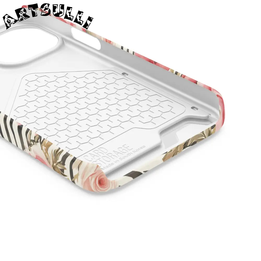 Zebra and Rose Phone Case, Artsulli - Art is Long, Life is Short, Phone Case, , , , , , ,