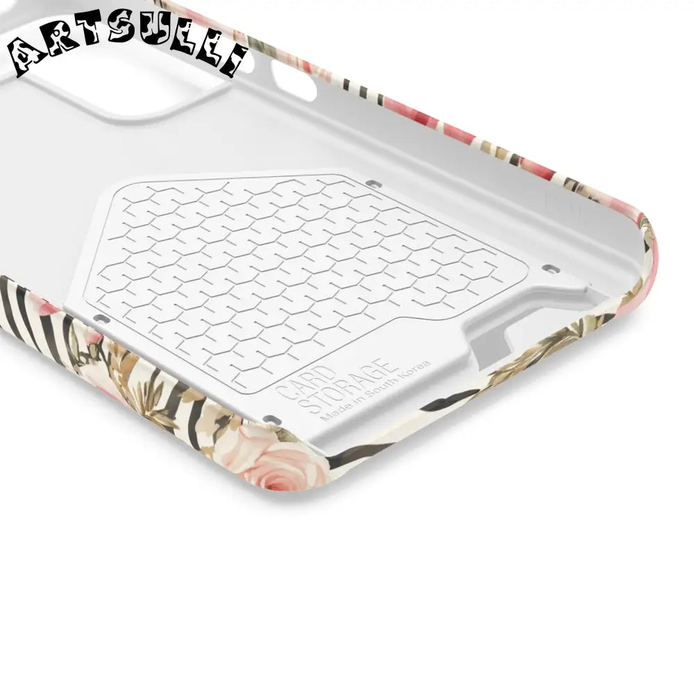Zebra and Rose Phone Case, Artsulli - Art is Long, Life is Short, Phone Case, , , , , , ,