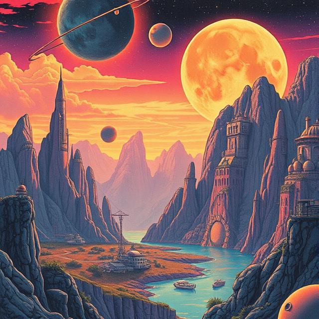 Unveiling the Beauty of Retrofuturism Art: A Visual Journey