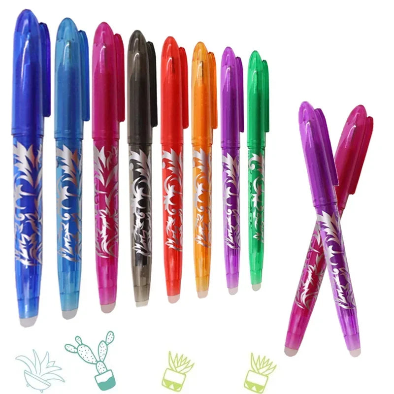 Buy The Best By Artsulli - Art is Long Life Short - 6 Pcs Multi-color Erasable Gel Pen Student Writing Creative Drawing Tools Office School