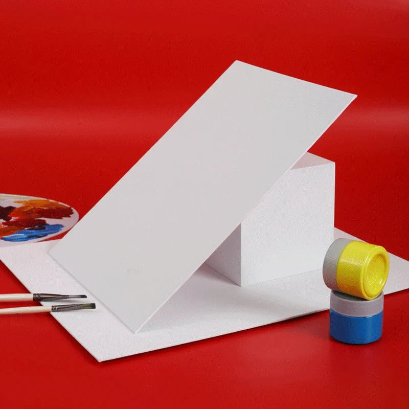 Buy The Best By Artsulli - Art is Long Life Short - 10 Pcs Canvas Board Painting Cotton Blank,Primed White,Suitable For Oil