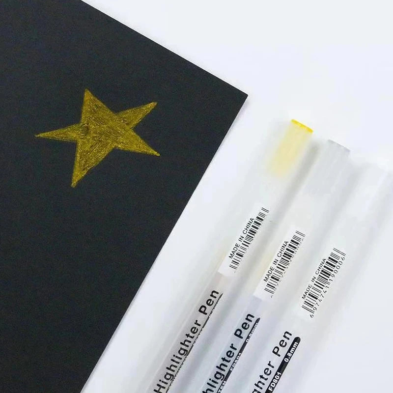 12pcs/set 0.8mm Paint Marker Permanent Marker Graffiti Metalic Marker Pens Gold Silver White Pen Writting Drawing Art Supplies