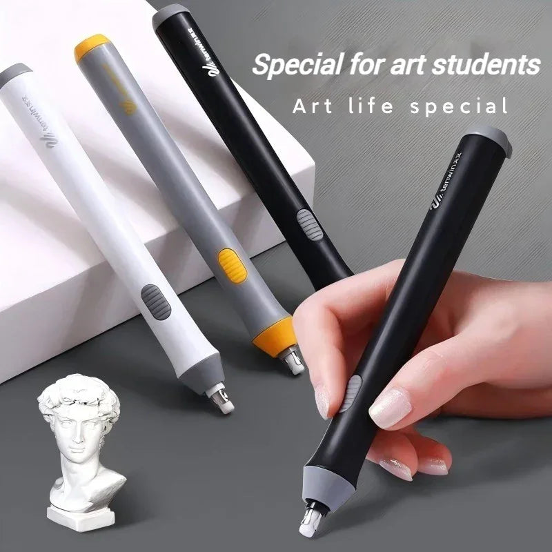 Buy The Best By Artsulli - Art is Long Life Short - Tenwin Adjustable Electric Rubber Eraser With Refills Battery Power For Sketch Drawing