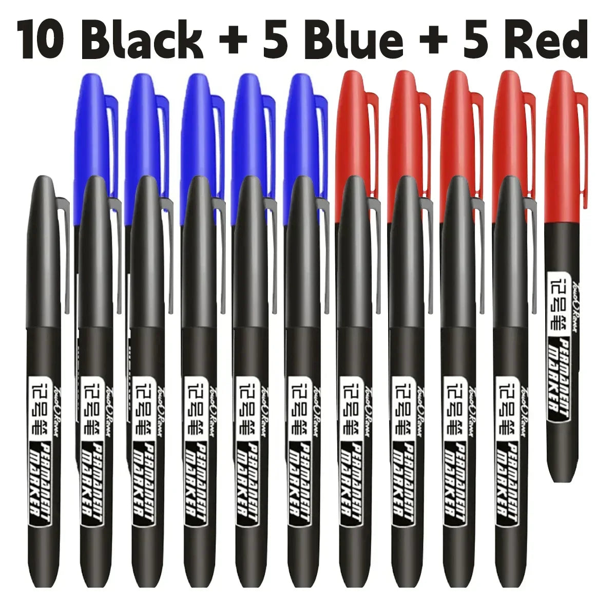 Buy The Best By Artsulli - Art is Long Life Short - Permanent Marker Pen Drawing Markers Black Blue Red Waterproof Ink Sketch Pens