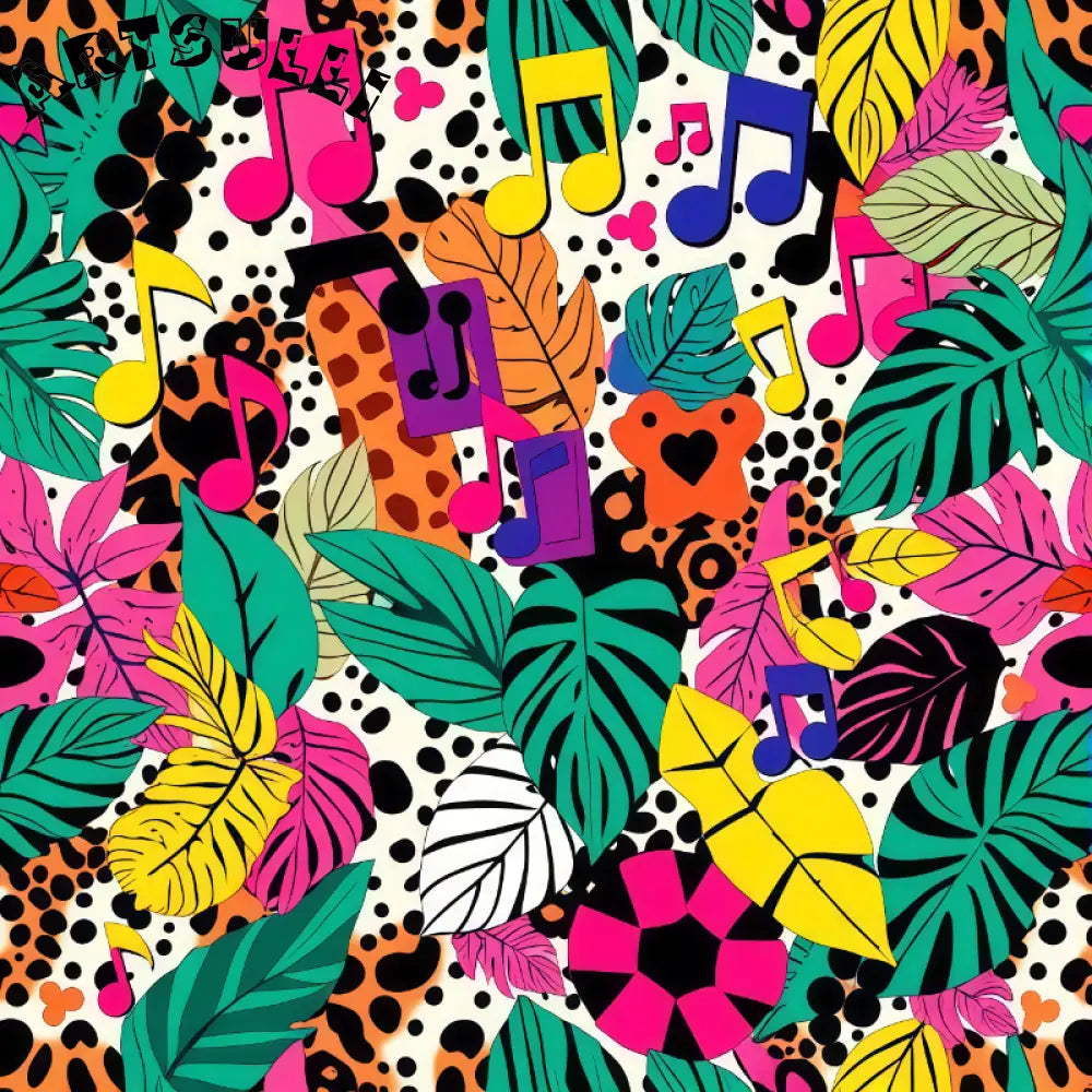 JAKKOUTTHEBXX Trendy Colorful Animal and Tropical Print 2025