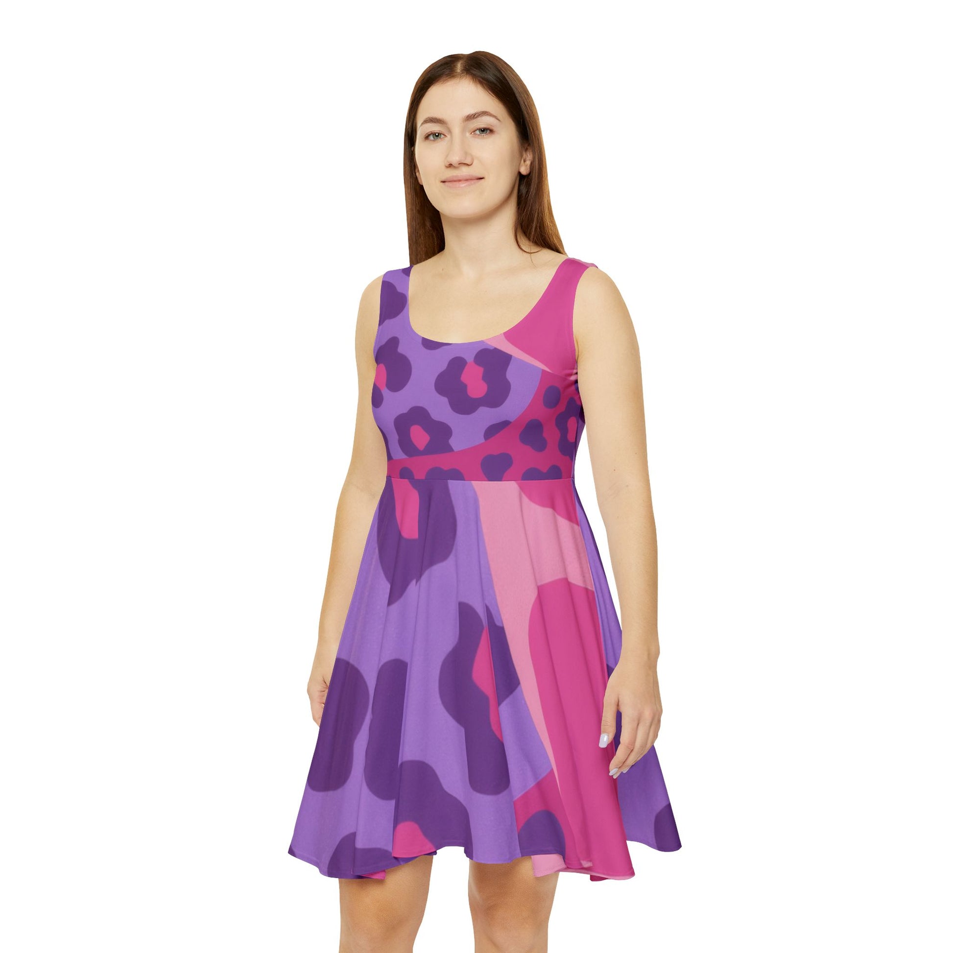 Women's Skater Dress (AOP), Artsulli - Art is Long, Life is Short, All Over Prints, , , , , , , 
