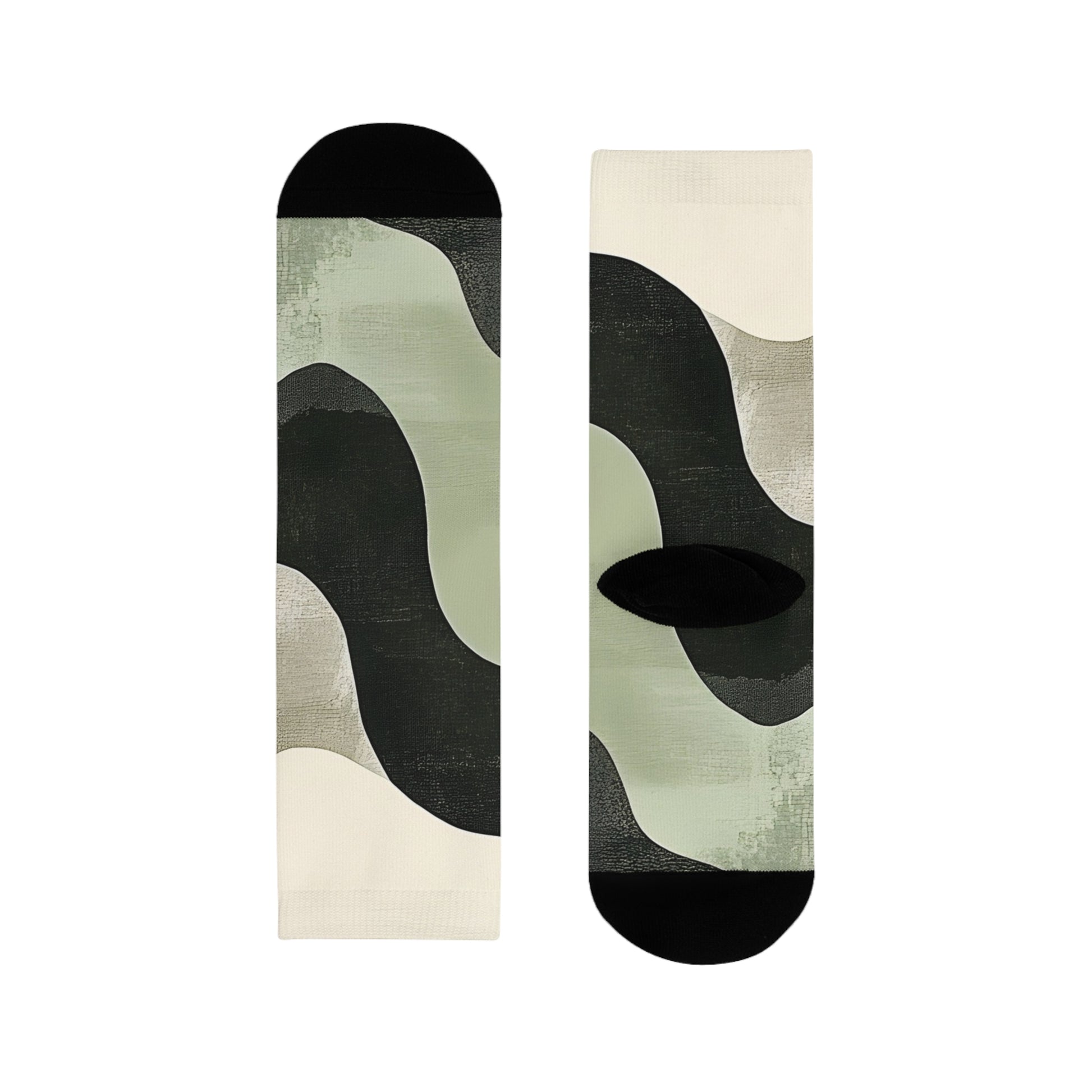 Focusing on Camouflage and Mystery Sublimation Crew Socks (EU), Artsulli - Art is Long, Life is Short, All Over Prints, Size, S, , , , , 57818531661858