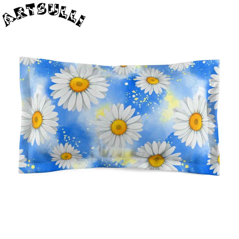 JAKKOUTTHEBXX Daisies Microfiber Pillow Sham JAKKOUTTHEBXX Artsulli