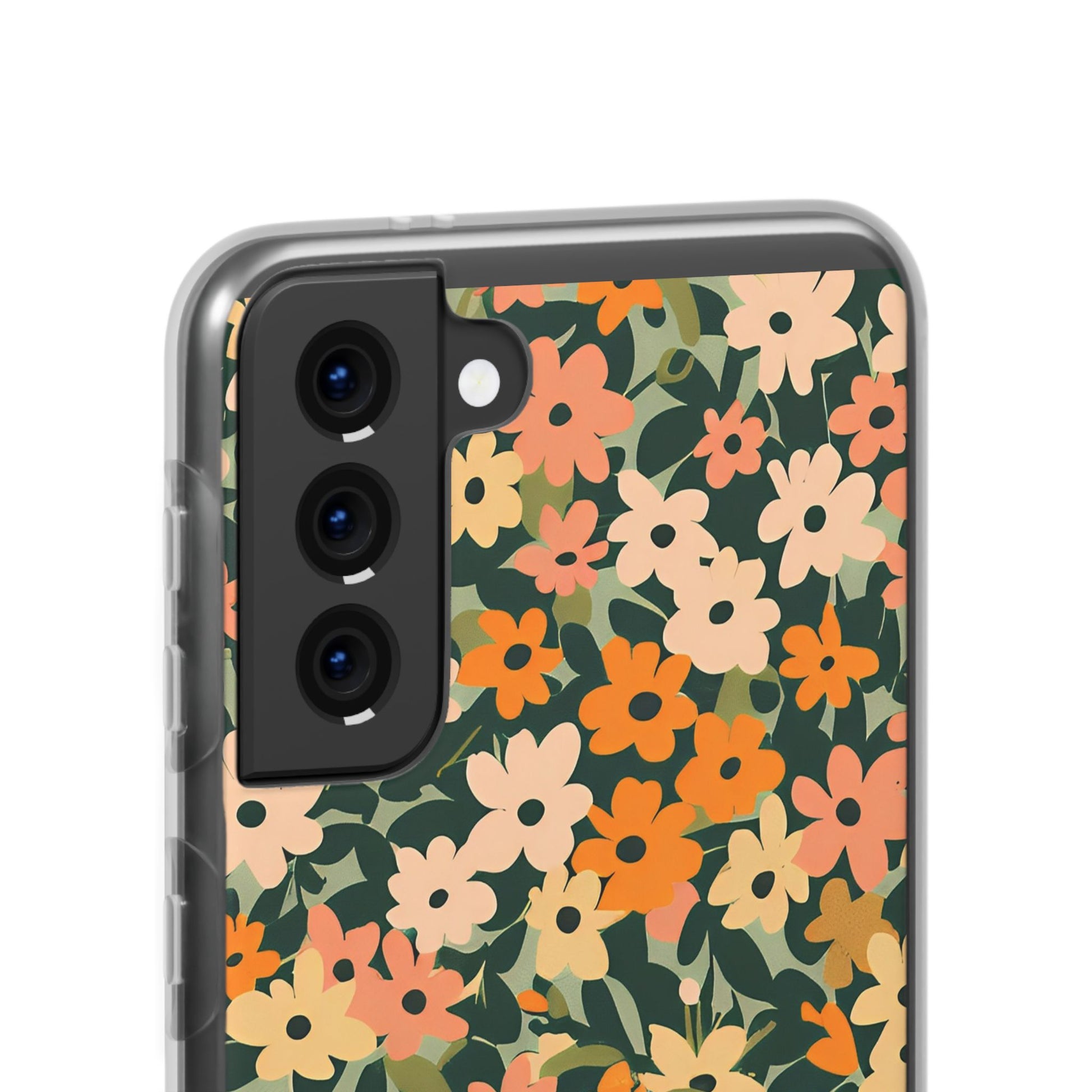 Vibrant Floral Clear Phone Case, Artsulli - Art is Long, Life is Short, Phone Case, , , , , , , 