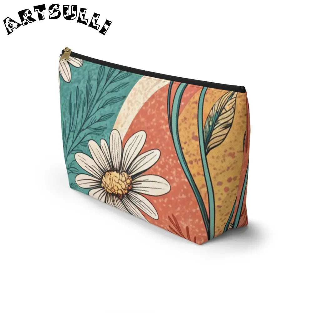 JAKKOUTTHEBXX Retro Daisy Dream Accessory Pouch w T-bottom