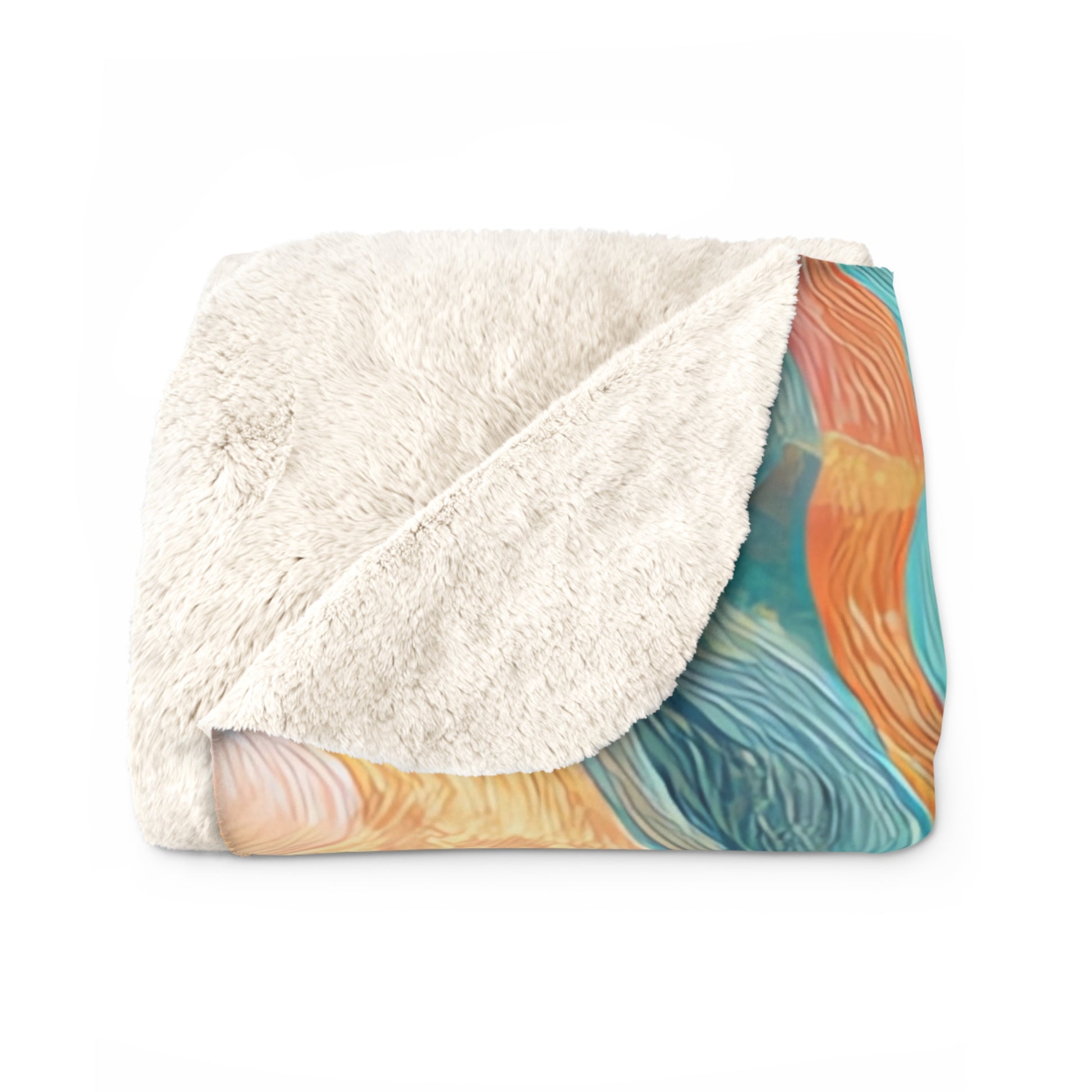 Liquid Marble Spill Sherpa Fleece Blanket, Artsulli - Art is Long, Life is Short, Home Decor, , , , , , , 