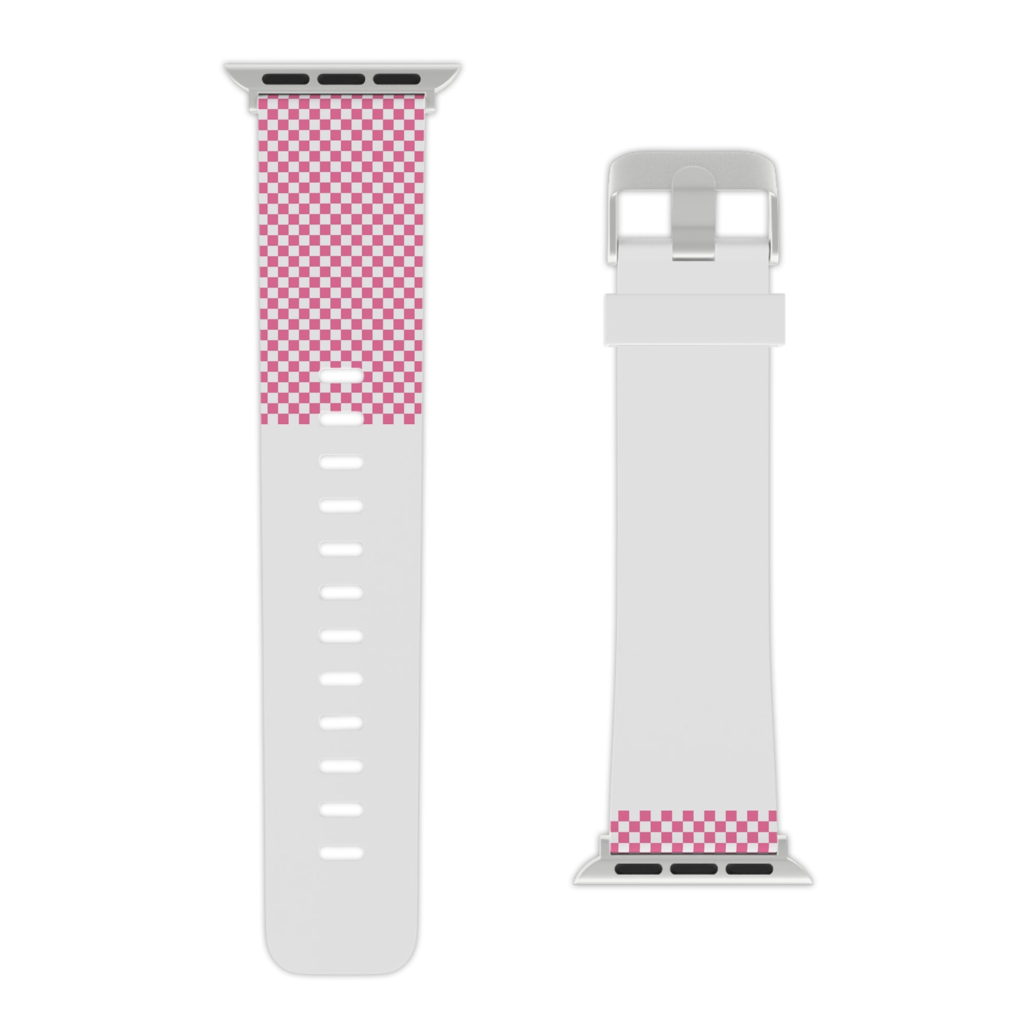 Yuyushiki Pink Check Watch Band for Apple Watch, Artsulli - Art is Long, Life is Short, Accessories, , , , , , , 