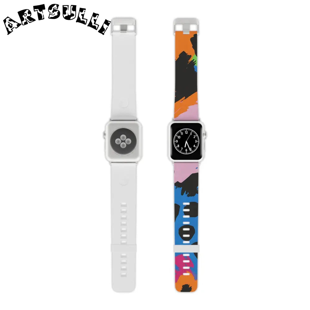 JAKKOUTTHEBXX Wild Brush Strokes x Animal Print Multi-Color Watch