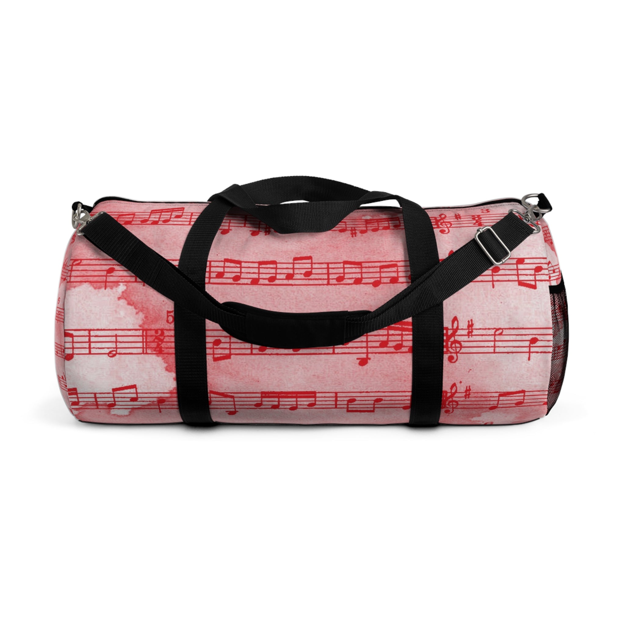 Drip Spill Type Beat Sheet Music Red Duffel Bag, Artsulli - Art is Long, Life is Short, Bags, Size, Large, , , , , 58777065227912936783