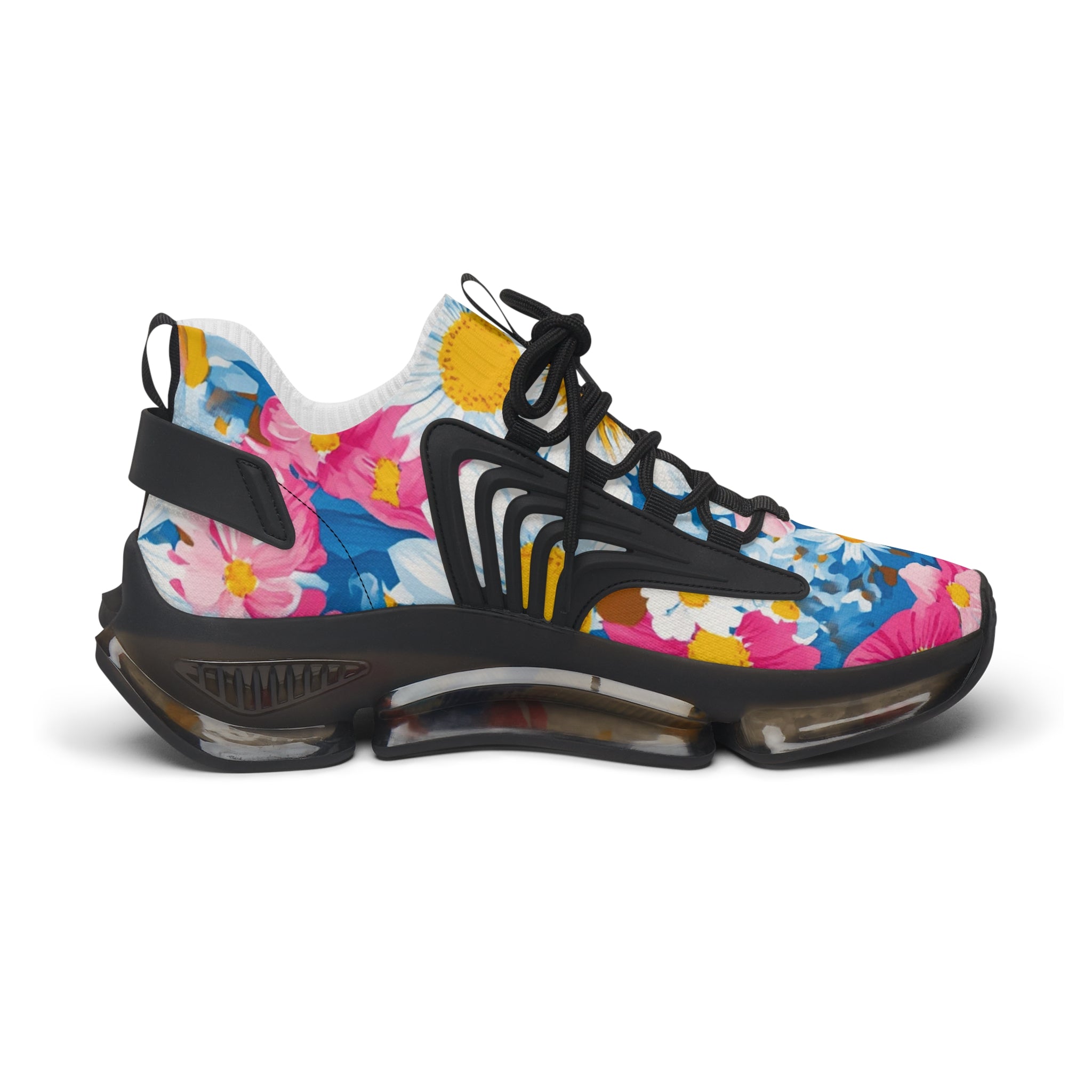 CDG Daisy Dream Blue Women's Mesh Sneakers, Artsulli - Art is Long, Life is Short, Shoes, , , , , , , 
