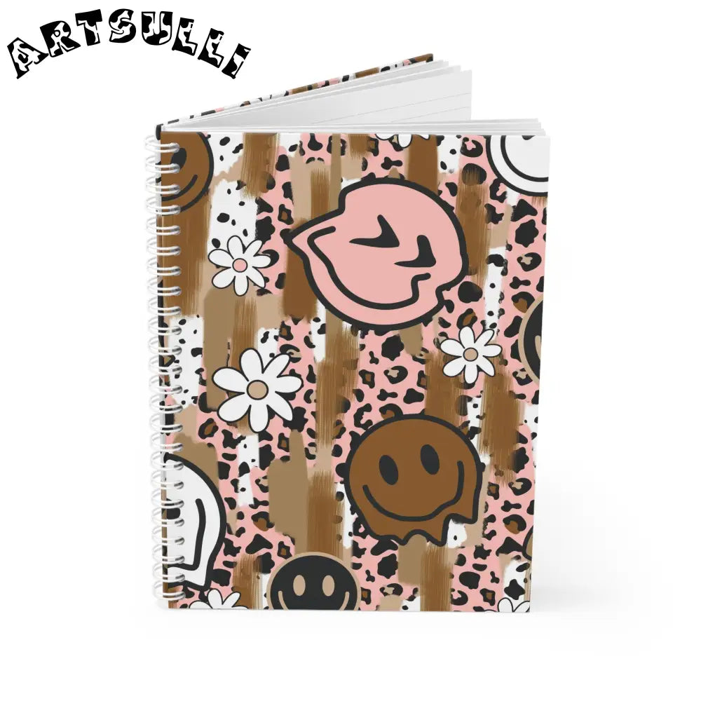 JAKKOUTTHEBXX Sutfin Ghosts Pop Art Spiral Notebook JAKKOUTTHEBXX