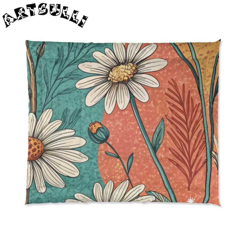 JAKKOUTTHEBXX Retro Daisy Dream Comforter JAKKOUTTHEBXX Artsulli