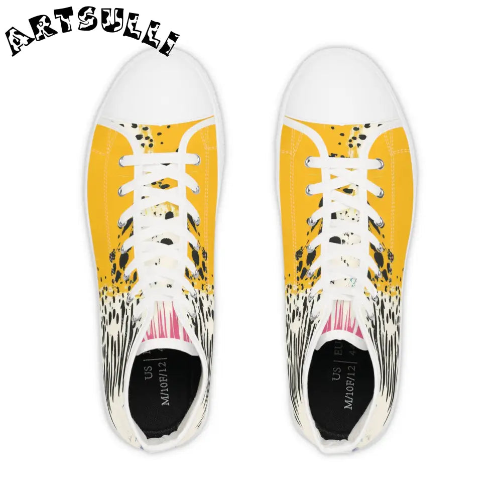 JAKKOUTTHEBXX Rae Zebra Rhapsody Men’s High Top Sneakers