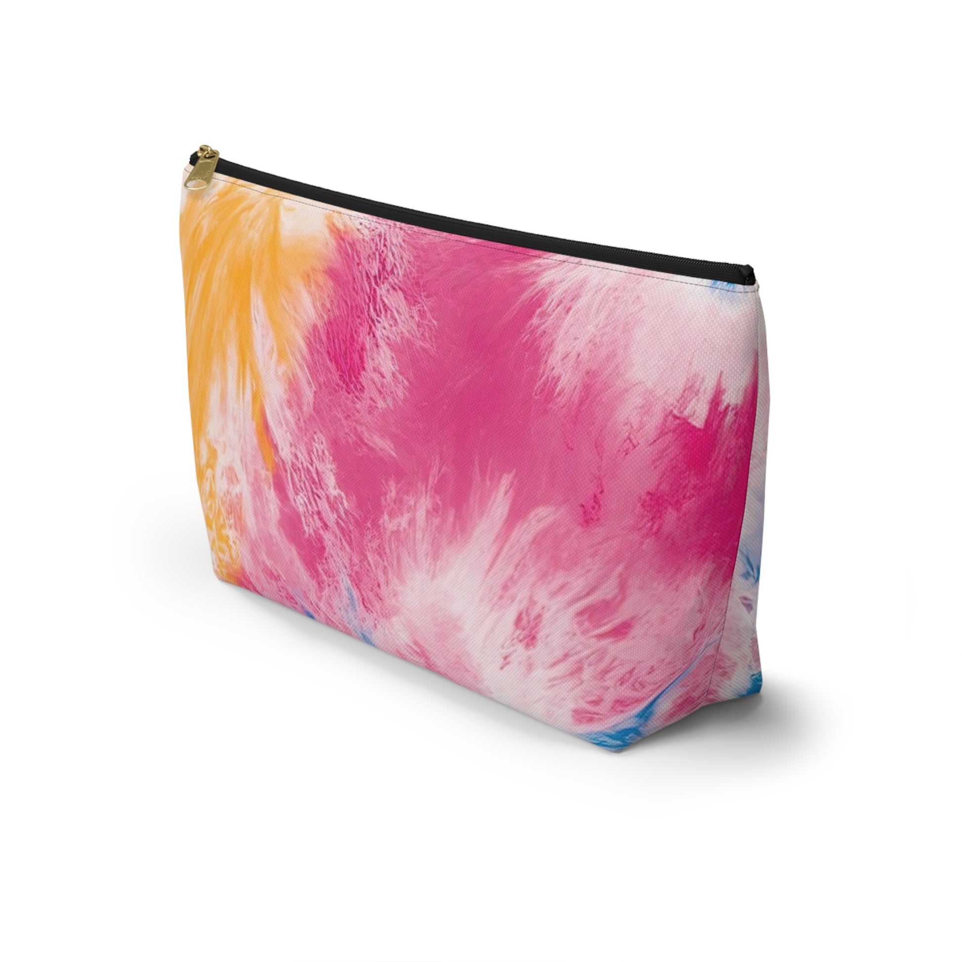 Tie Dye Splash Accessory Pouch w T-bottom, Artsulli - Art is Long, Life is Short, Bags, , , , , , , 