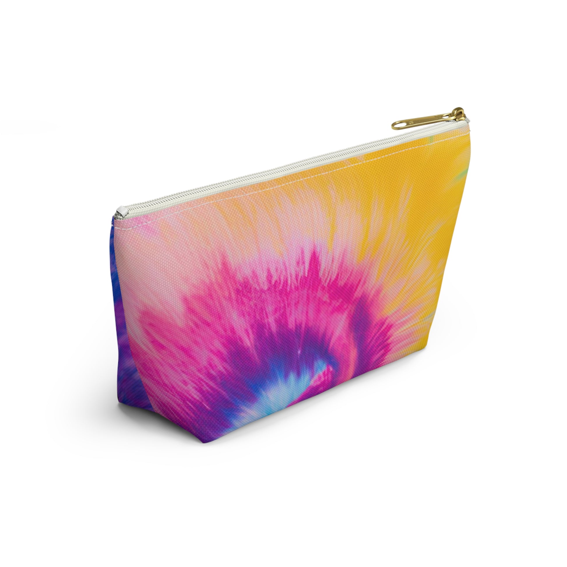 Psychedelic Tie Dye Accessory Pouch w T-bottom, Artsulli - Art is Long, Life is Short, Bags, , , , , , , 