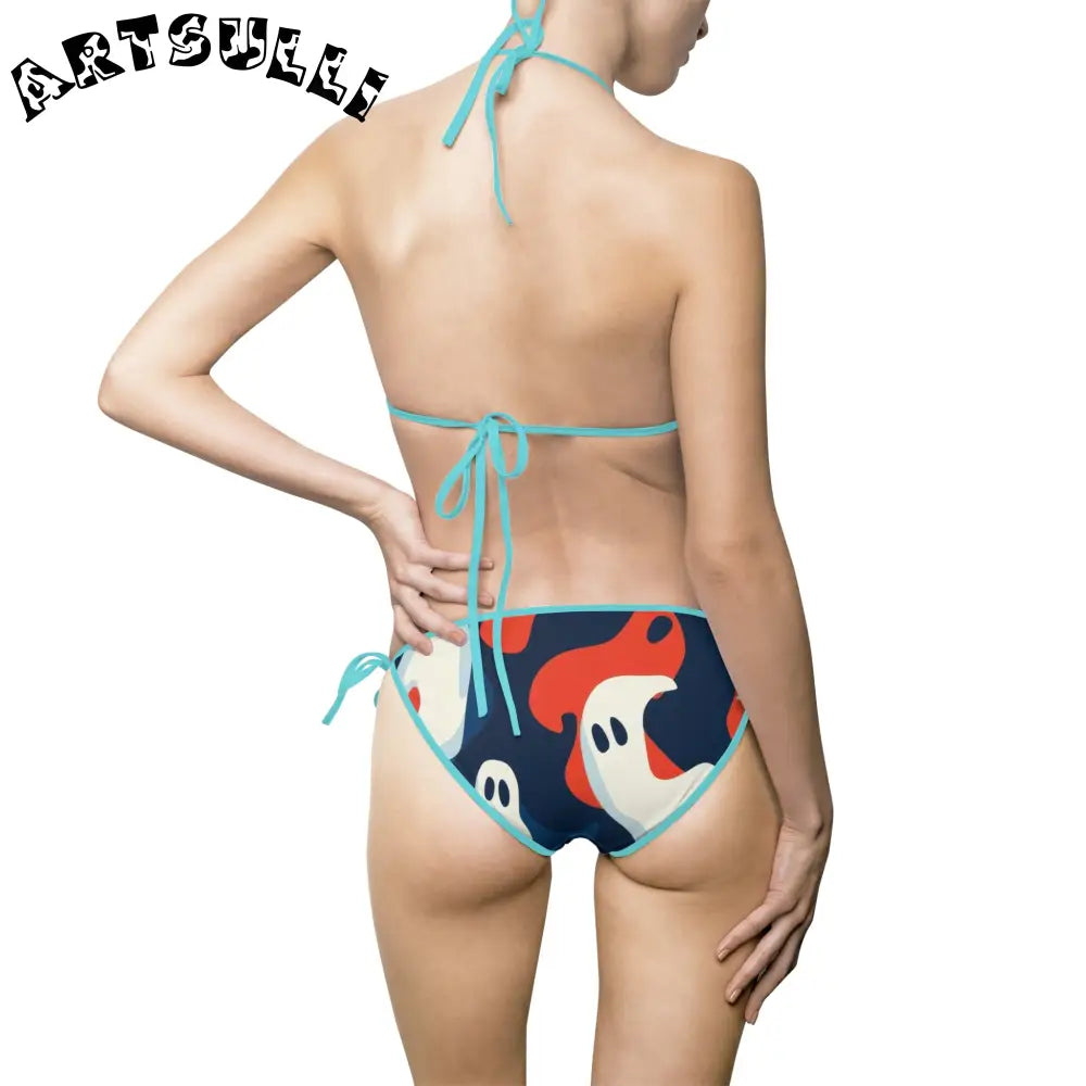 JAKKOUTTHEBXX Camo Ghosts Women’s Bikini Swimsuit (AOP)
