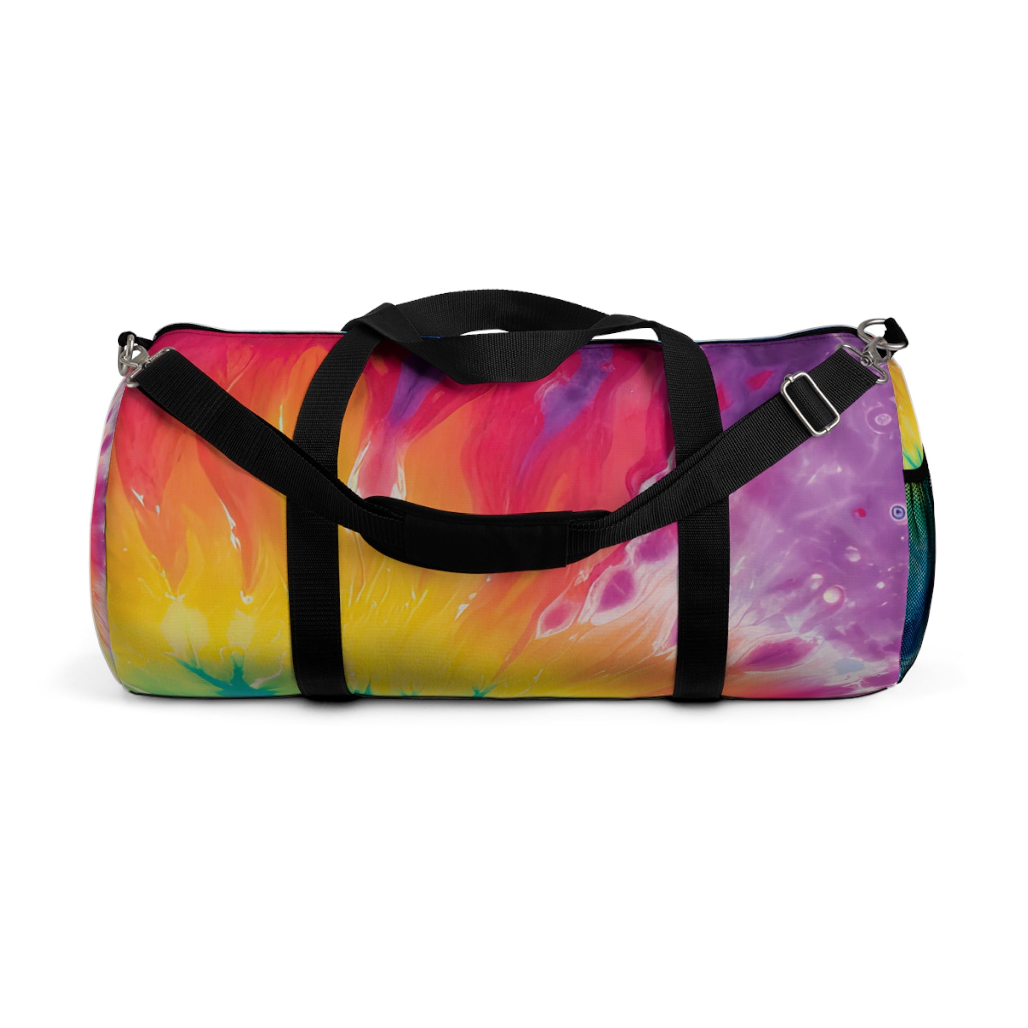 Tie Dye Duffel Bag, Artsulli - Art is Long, Life is Short, Bags, Size, Large, , , , , 73436021404280850826