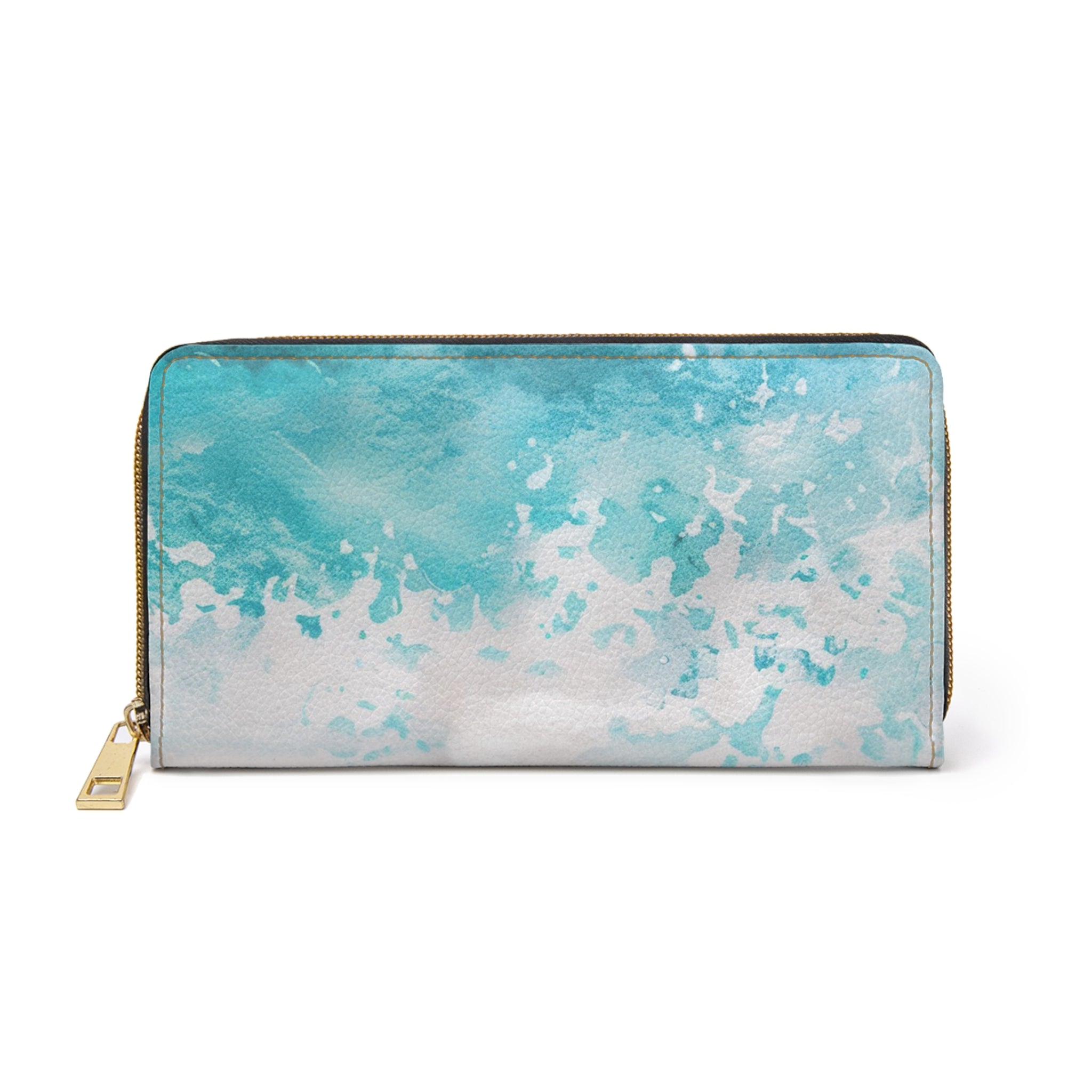 Seashore Zipper Wallet, Artsulli - Art is Long, Life is Short, Accessories, Size, One size, Color, White, , , 19795418939407415283