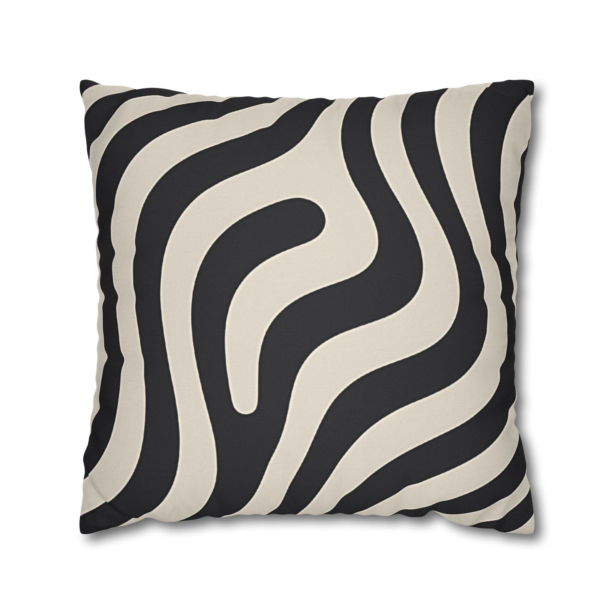 Spun Polyester Square Pillowcase