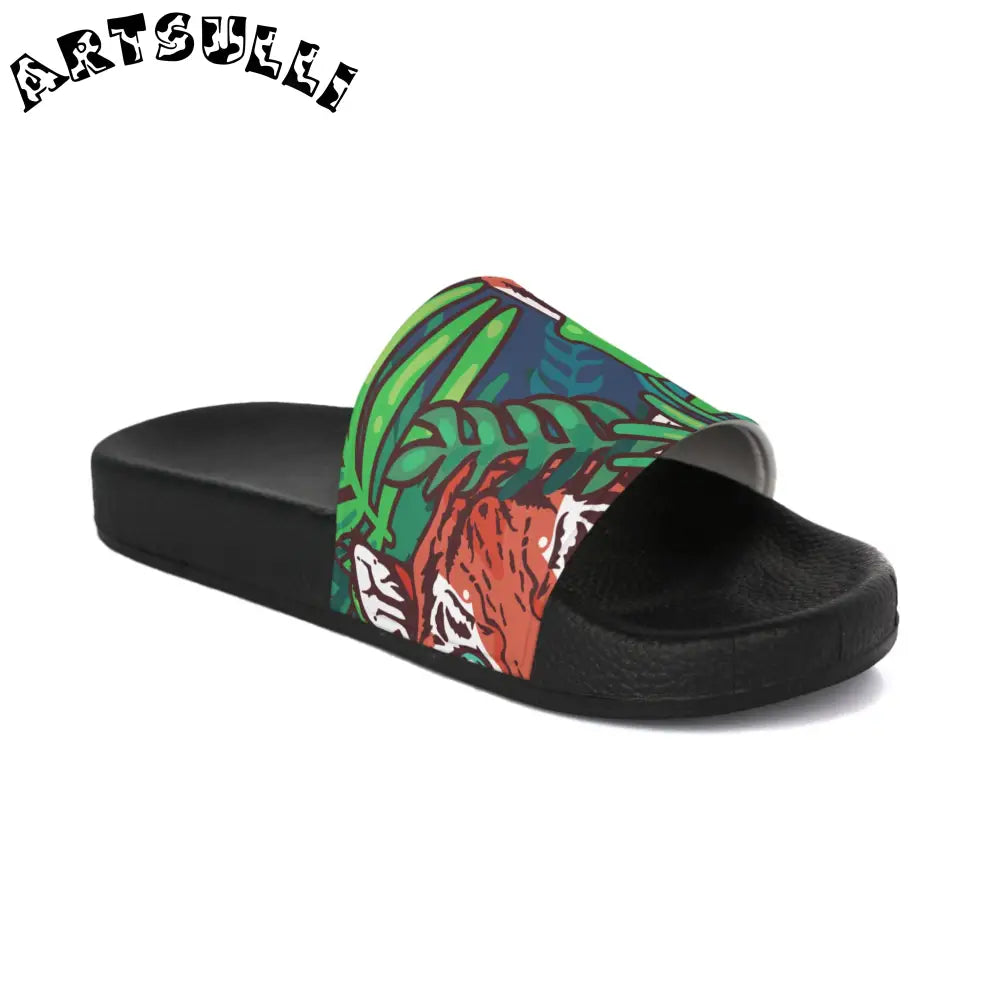 JAKKOUTTHEBXX Saturated Jungle Tiger 8K Men’s Slide Sandals