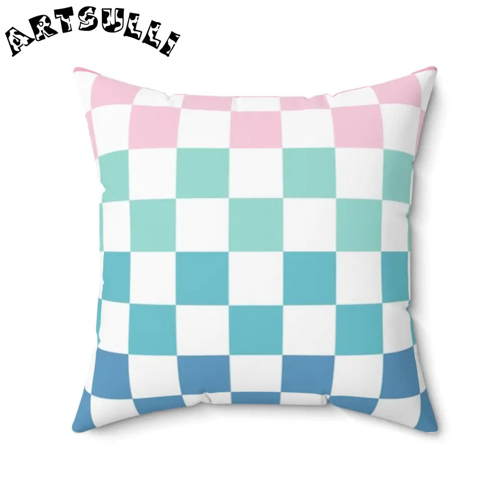 JAKKOUTTHEBXX Vaporwave Rainbow Checkerboard Multi-Color Spun