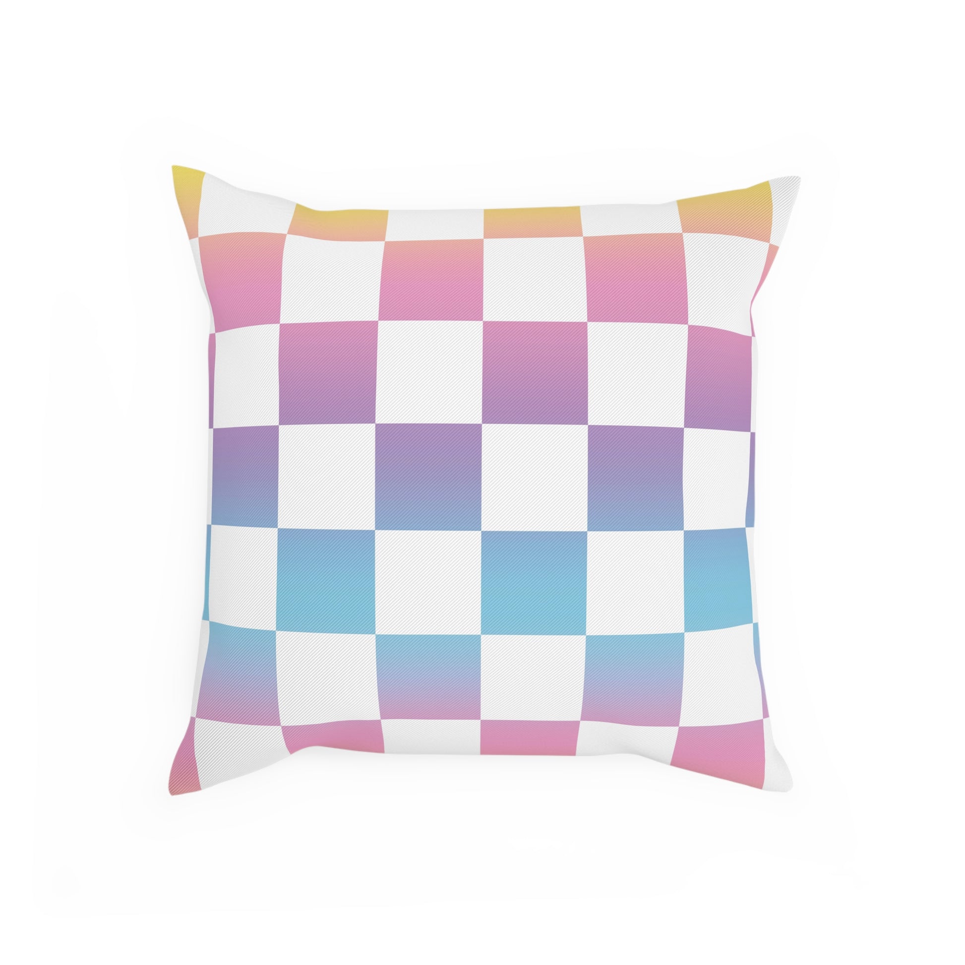Vaporwave Check Cushion, Artsulli - Art is Long, Life is Short, Home Decor, , , , , , , 