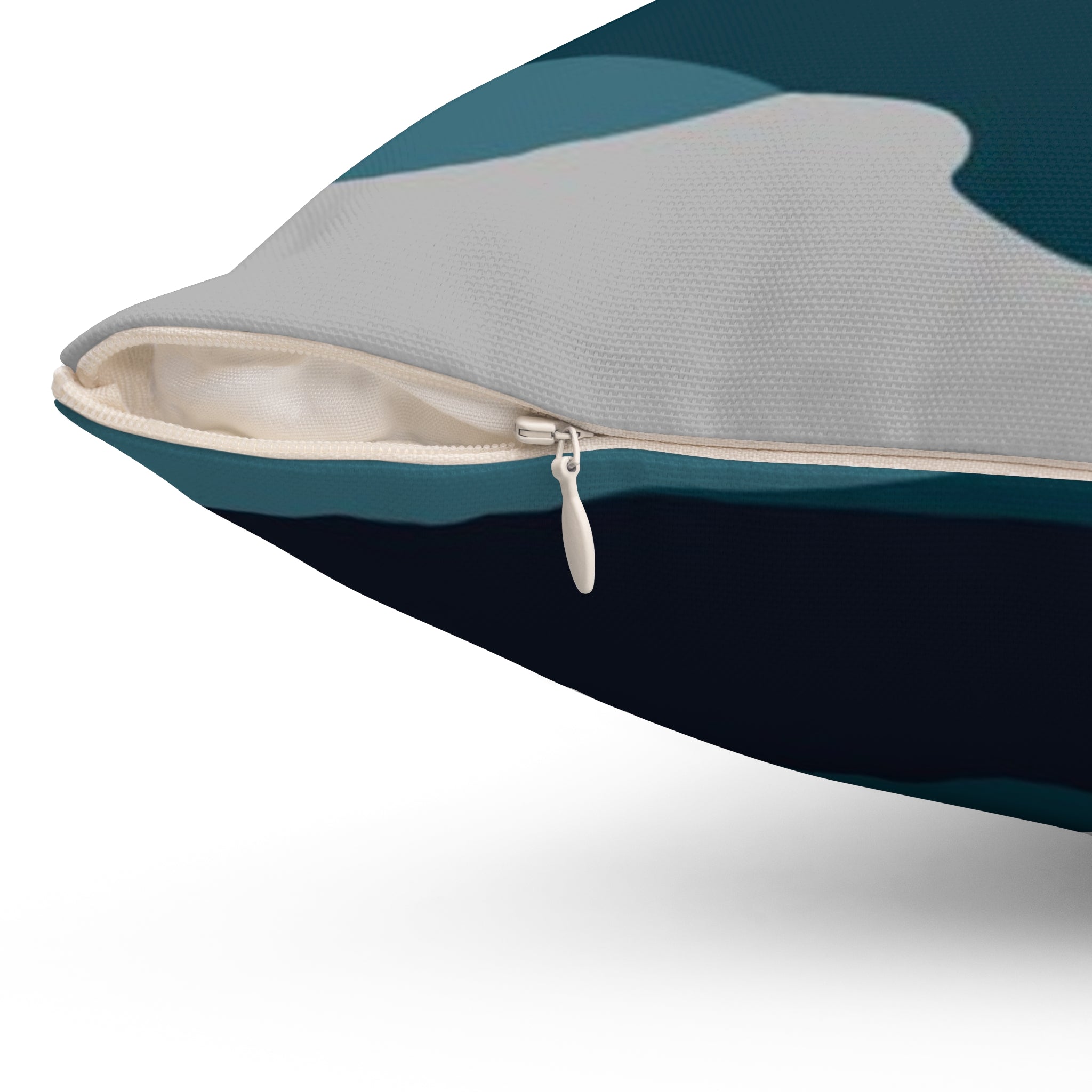 Blue Camouflage Spun Polyester Square Pillow, Artsulli - Art is Long, Life is Short, Home Decor, , , , , , , 