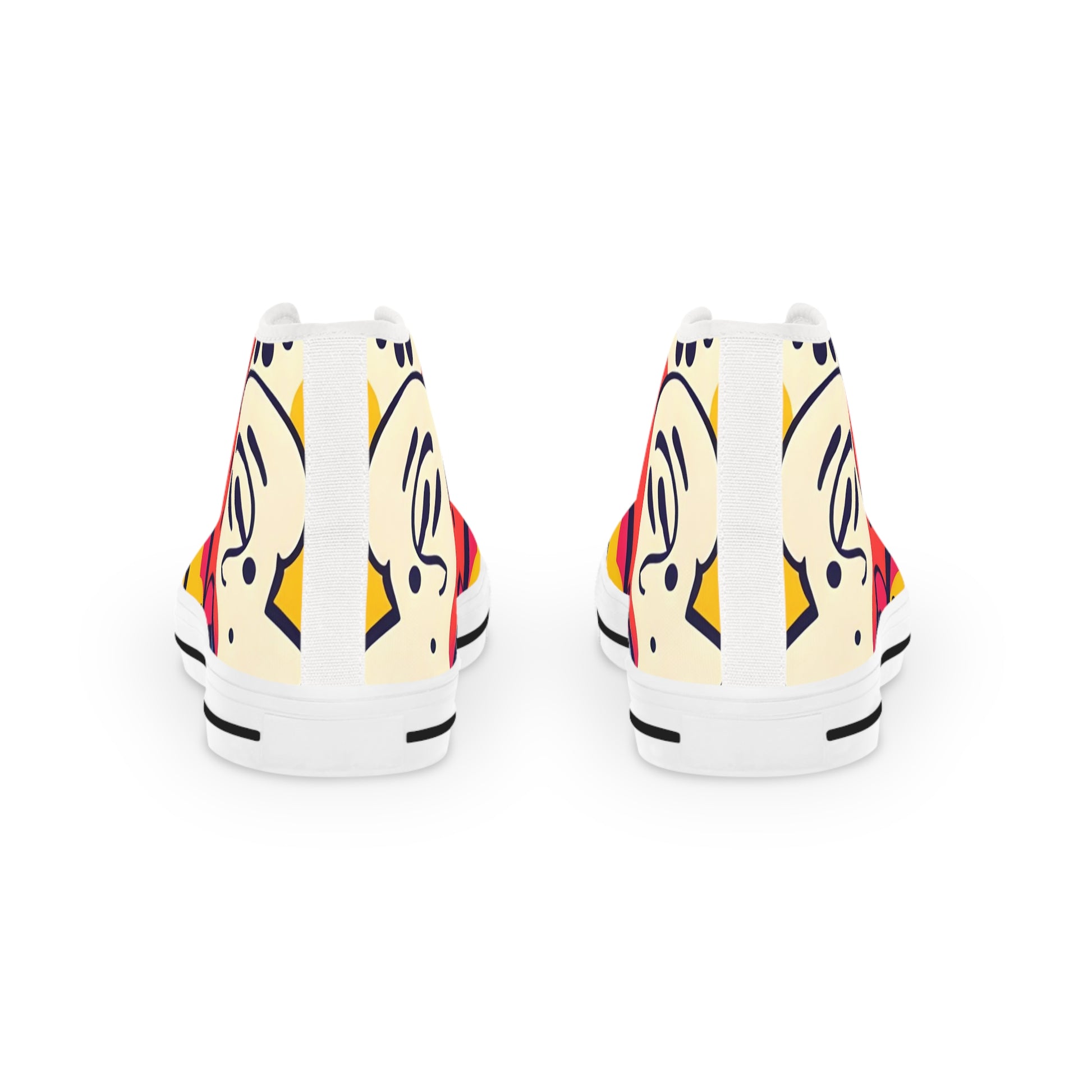 Comic x Pop Art Men's High Top Sneakers, Artsulli - Art is Long, Life is Short, Shoes, , , , , , , 