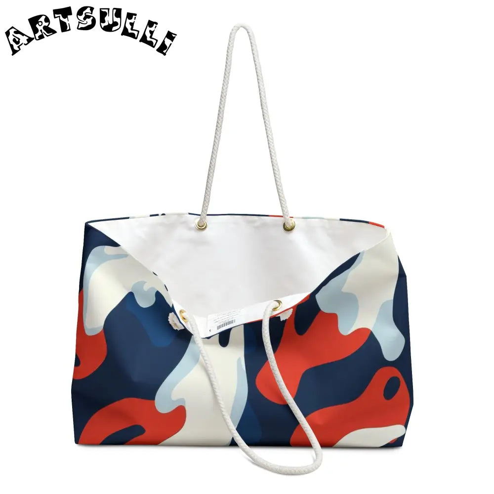 JAKKOUTTHEBXX Camo Ghosts Weekender Bag JAKKOUTTHEBXX Artsulli - Art