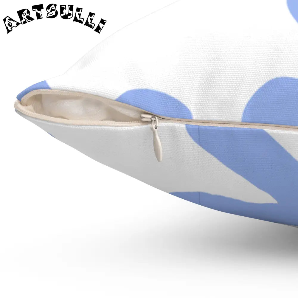 JAKKOUTTHEBXX Water Splash Spun Polyester Square Pillow