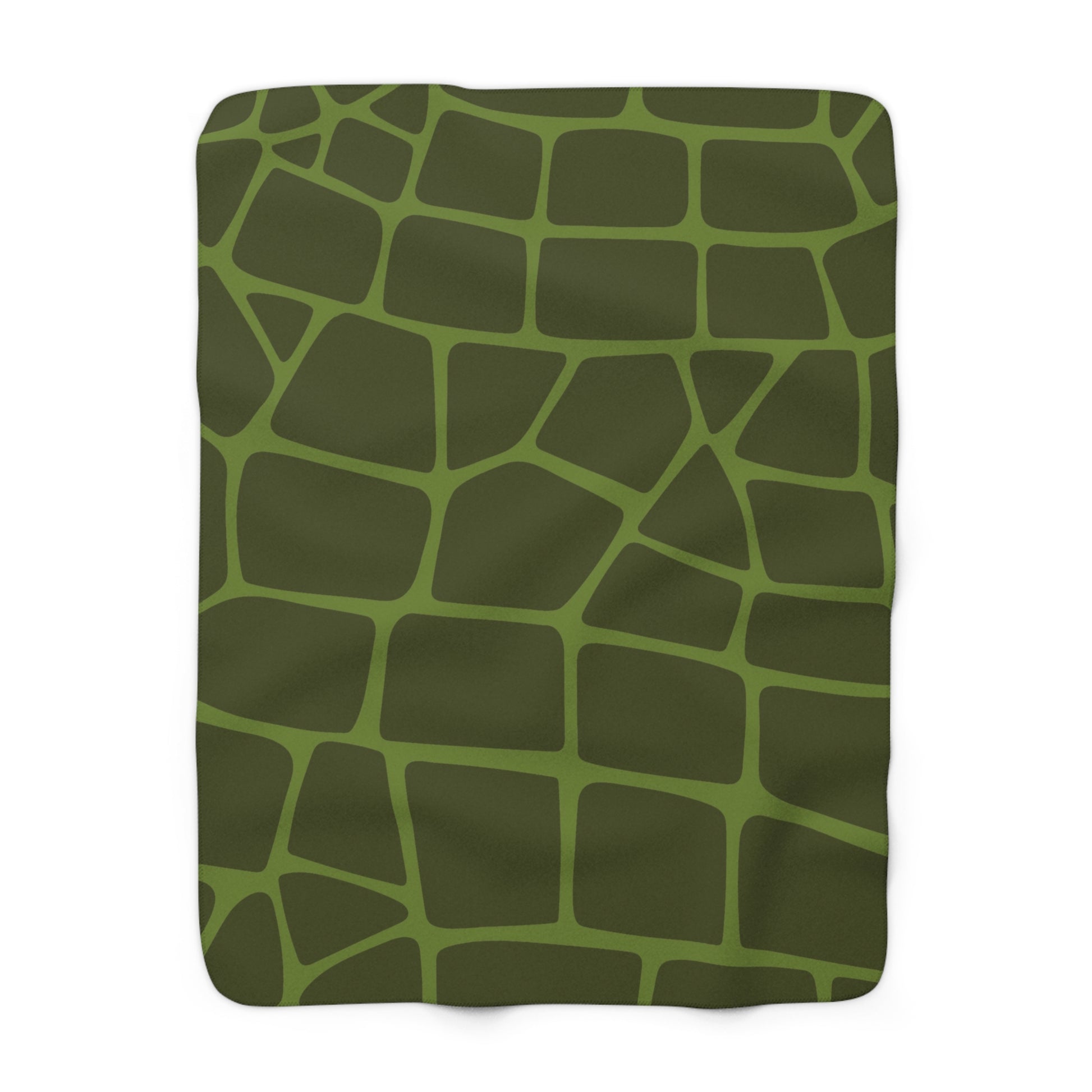 Giraffe Army Sherpa Fleece Blanket, Artsulli - Art is Long, Life is Short, Home Decor, Size, 50" × 60", , , , , 60109037868725