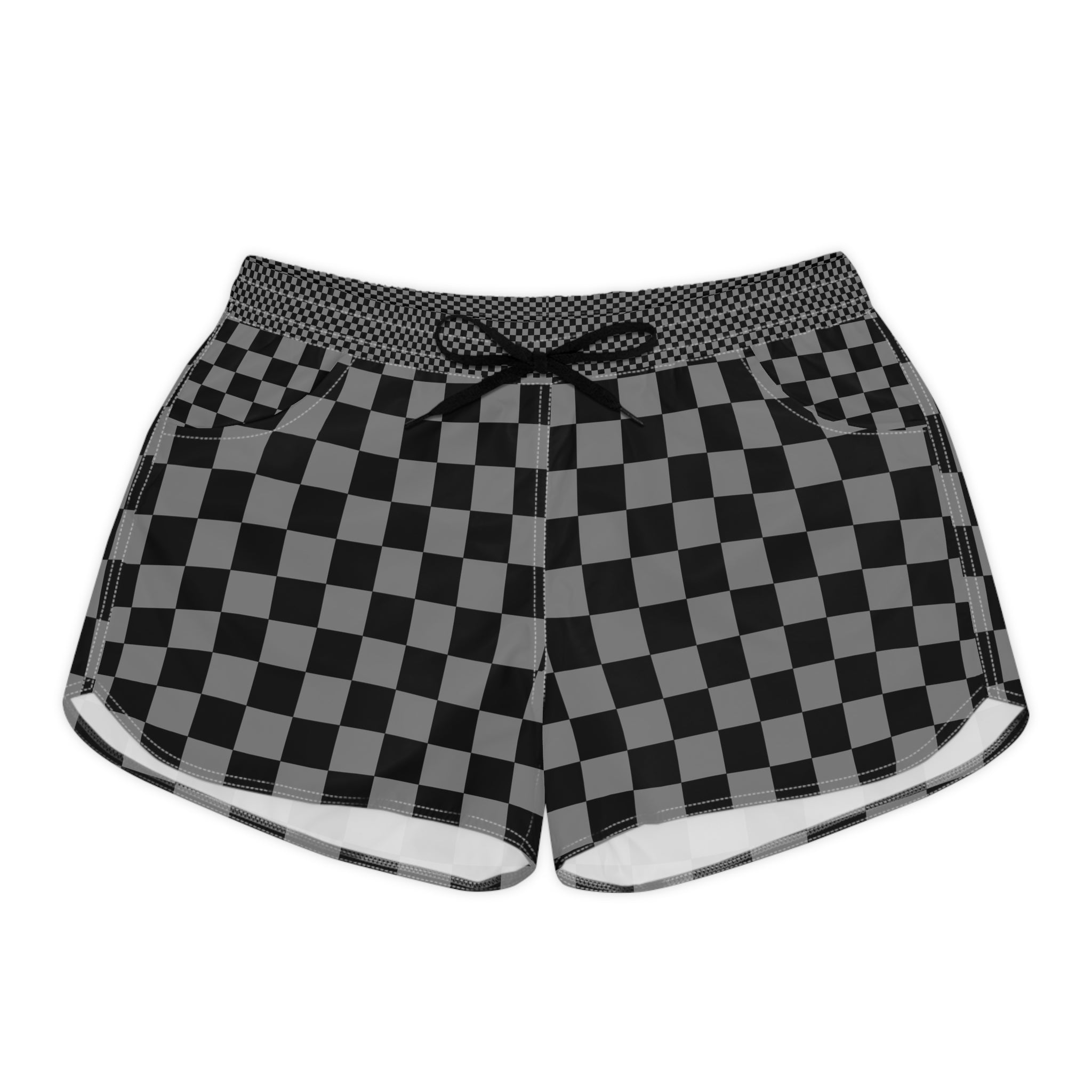8K Void Surfer Women's Casual Shorts (AOP), Artsulli - Art is Long, Life is Short, All Over Prints, Size, S, Color, Black drawstring, , , 11836421981994255357