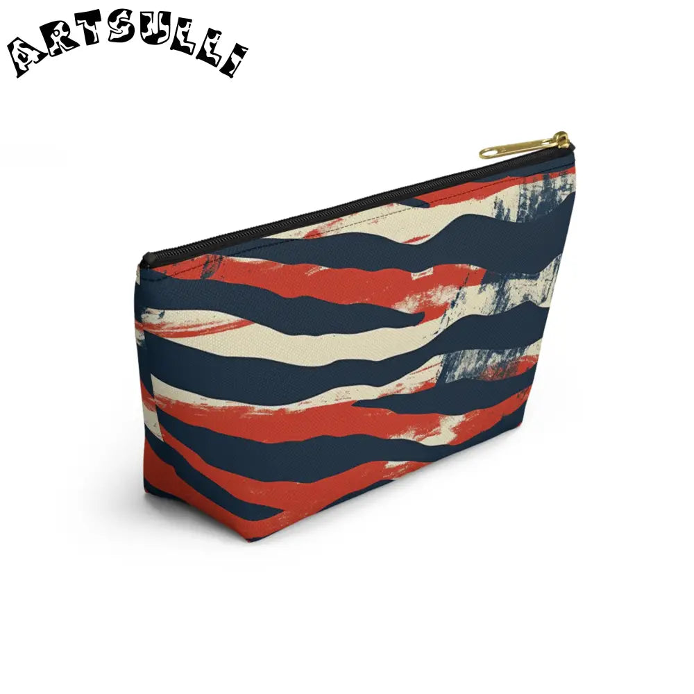 JAKKOUTTHEBXX Capricious Tiger Wave Accessory Pouch w T-bottom